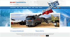 Desktop Screenshot of banextransport.pl